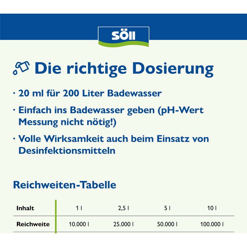 Söll Algae Free Agent - For Pools and Paddling Pools