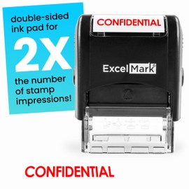Received Self-Inking Rubber Stamp - (ExcelMark A1539-Red Ink)