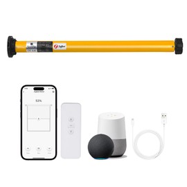 Sortfle 1.5" Zigbee Blinds Motor Rechargeable, Automatic Blinds Opener-No Wiring, Wireless App or Timer Control, Add Shade Motor Compatible with Alexa, Google Home