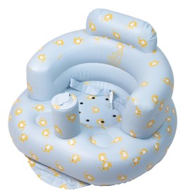 Todale Inflatable Baby Seat 3 Months and Up - Inflatable Baby Chair - Baby Seats for Infants for Sitting Up - Floor Toddler Chair with Built in Pump, Baby Sit Up Chair - Baby Girl & Boy Gift, Bear