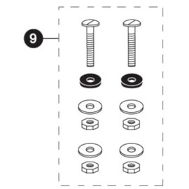 TOTO TTHU833A Mounting Hardware for Toilet N/A