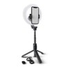 Mackie M-Caster Live Series, 6-Inch Ring Light with Stand/Selfie Stick
