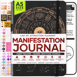 Daily Self Care and Manifestation Journal - A 5 Minute Journal, A 90 Day Planner Journey, Creating Your Dream Life, Vision Board, Guided Journal, & Personal Gratitude Journal, Undated Daily Planner