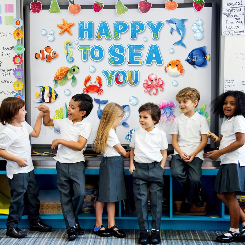 Ocean Bulletin Board Decorations - Ocean Theme Classroom Decorations Underwater