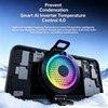 Magnetic Cell Phone Cooler for Gaming, 24W Cellphone Cooling Fan