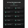 Vaydeer One-Handed Mechanical Keyboard Support NKRO, Hotkeys, One-Click Start,9 Fully