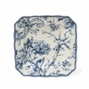 222 Fifth Adelaide Blue & White Salad Plates, Set of