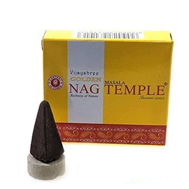 Vijayshree Golden Nag Temple Incense Cones Single Packet