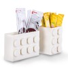 Magnetic Refrigerator Storage Box – Fridge Organizer With Hooks, Magnetic