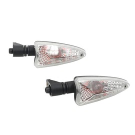 Motorcycle Front/Rear Blinker Turn Signal Light 120mm For F800R F800S K1300R/S F800GT F800ST F800GS S1000RR C600 G650GS F765GS Transparent （NO WIRE,ONLY LIGHT)