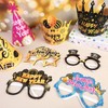 DPKOW 23pcs 2025 New Year's Eve Glasses Hats, Multicolored New