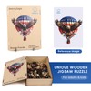 Pikoqunc Wooden Puzzles for Adults, Soaring Eagle 190 Pieces