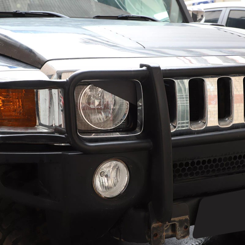 auguisy-motortrim Headlight Angle Panel Angry Eyes Trim Cover For Hummer