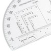 MONOJLY Protractor Military Protractor Coordinate Scale for Topographical Map Reading