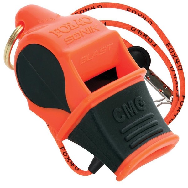 Fox 40 Sonik Blast whistle (orange black)