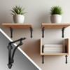 Gisafai 10 Pcs Decorative Shelf Brackets 5.5 Inch Cast Iron