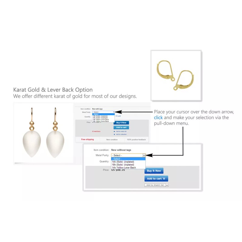 onesilversmith art studio / OAS Solid Gold 14k / 18k