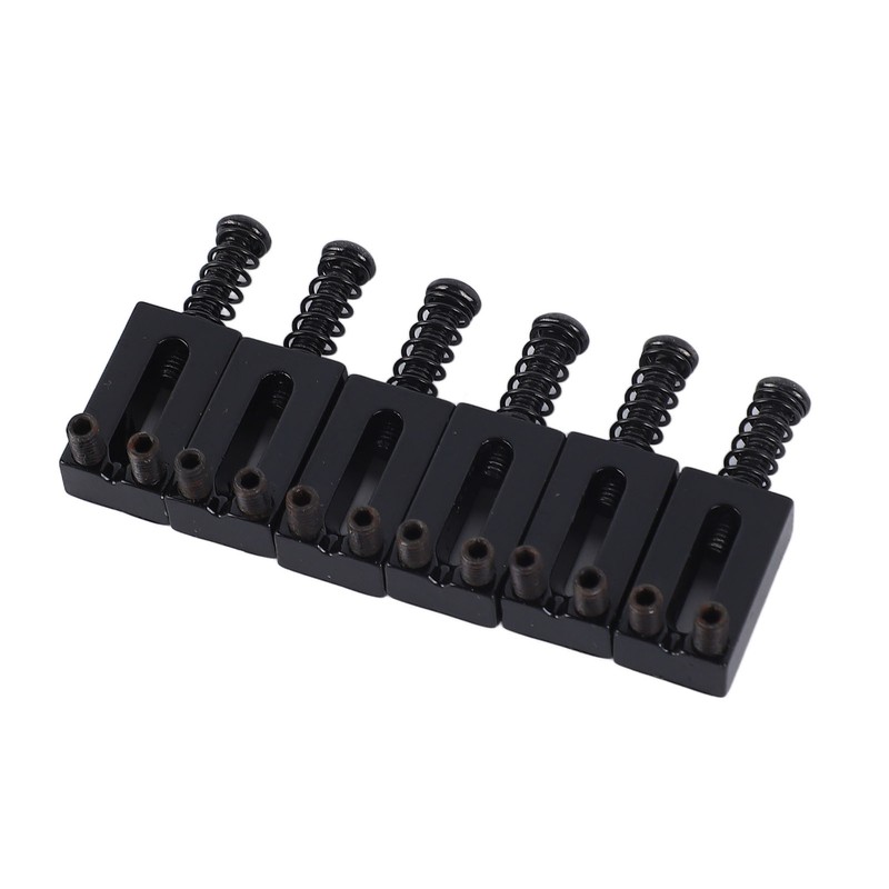 6 Pcs Electric Guitar Bridge Saddle Standard Zinc Alloy Guitar