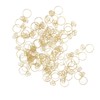 80pcs Ring Shape Paper Clips Rustproof Multifunction Multifunction with Clear