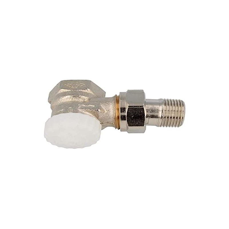 TA Heimeier Thermostat Unterteil V-exakt II rotguss vernickelt, Eck 1/2