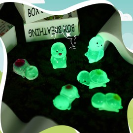 Cinnvoice 96 Sets Employee Appreciation Gifts Bulk Luminous Resin You're Turtley Awesome Breathing Box Party Favors Team Building Emotional Gifts Positive Thank You for Staff Coworkers Teacher
