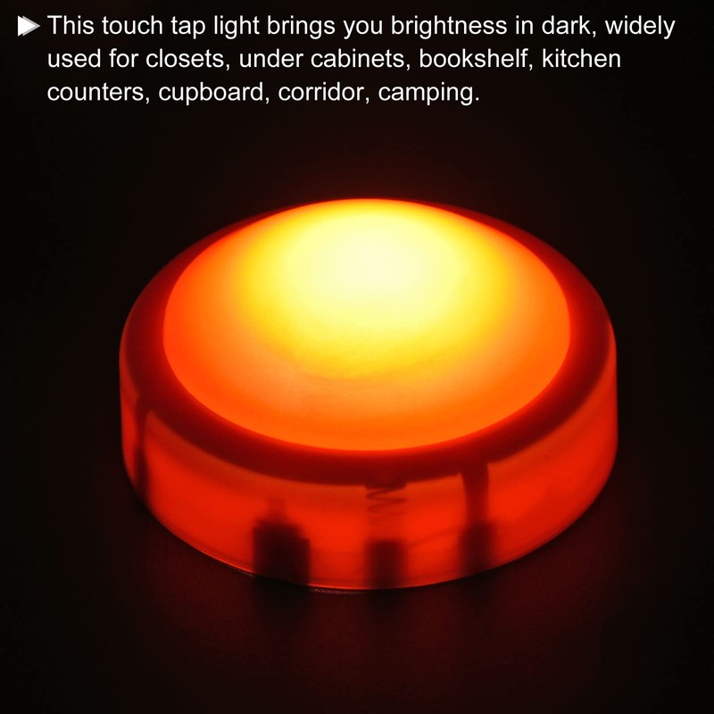 MECCANIXITY Touch Tap Light LED Push Night Light AAA Battery
