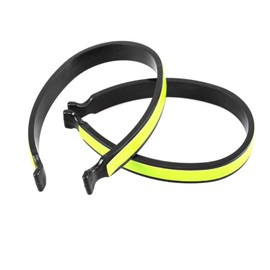 2 Pieces High Visibility Reflective Trouser Clips,Elastic Reflective Bicycles Clip,Pant Leg Cuff Reflective Gear Clip,for Outdoor Night Cycling Jogging Walking