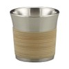 Osaka Tin Ware 8-12 Osaka Naniwa Tin Ware Traditional Craft Sake Cup Guinomi Rattan Roll