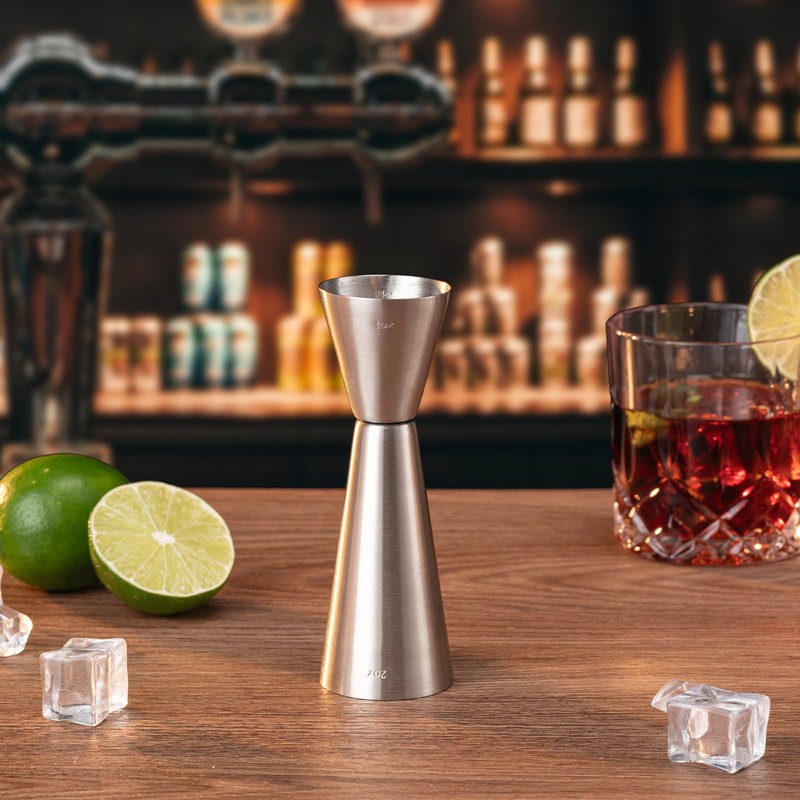 Briout Jigger for Bartending, Double Cocktail Jigger Japanese Premium 304