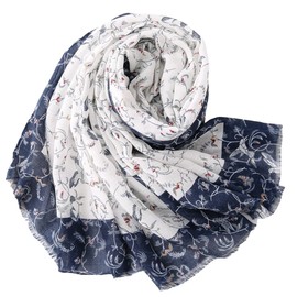 FAIRYGATE Scarf Gifts for Women Oversized Scarves for Women UK Fashion Stylish Floral Scarf Large Lightweight Wraps Ladies Scarfs and Shawls 7028