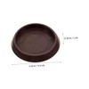 TEHAUX 8pcs Non-Slip Plastic Furniture Coasters Multi-Function Chair Wheel Stoppers
