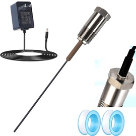 Powered Anode Rod, vattceel Water Heaters Anode Rod Titanium Anode Rod(10-45 Gallon Tank), Electrical Anode Rod,No More Sulfur/Rotten Egg Smell,Prevent Corrosion of Storage Tanks