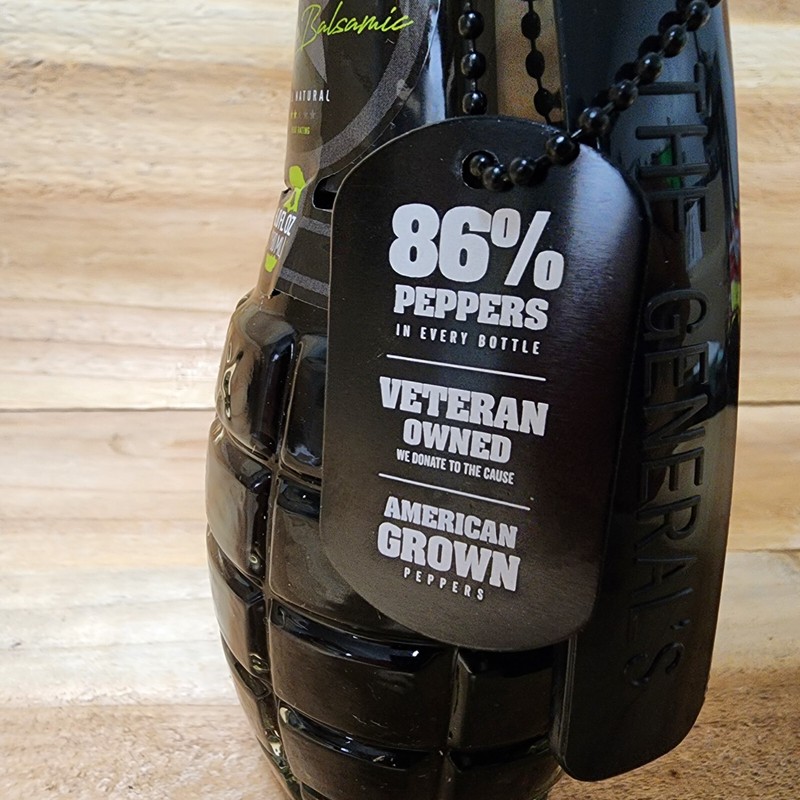 The General's Hot Sauce - ATOMIC BALSAMIC - Habanero Infused