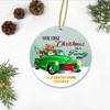First Christmas Ornament 2021 - Our First Christmas As A