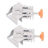 2Pcs Right Angle Clip Stainless Steel Mouth Closed 90 Degree