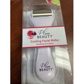 Plum Beauty Cooling Facial Roller Plum Beauty For Most Skin Types Color White New