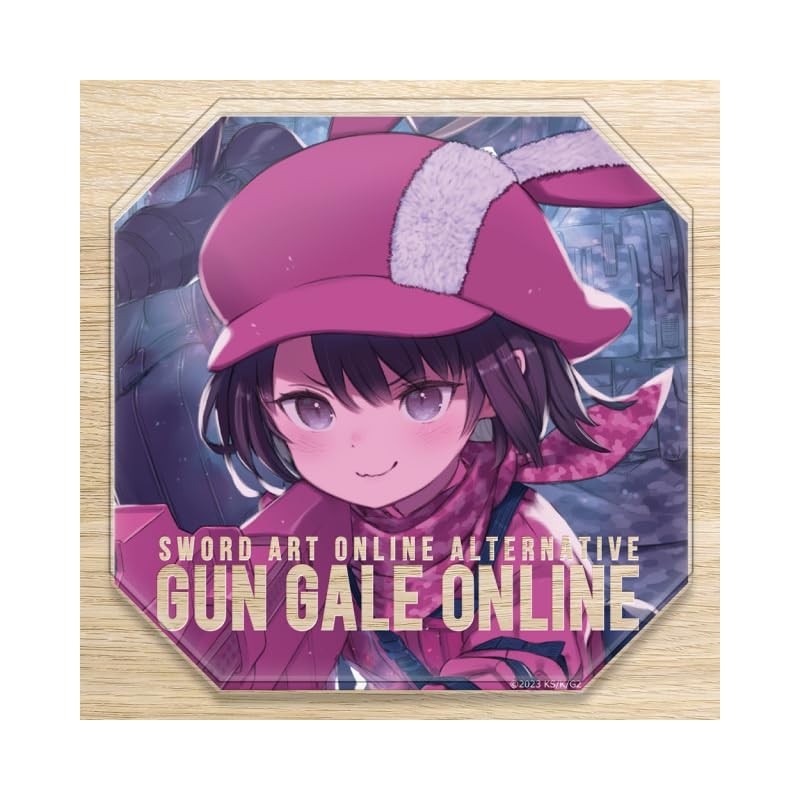 Sword Art Online Alternative Gun Gale Online II Acrylic Coaster