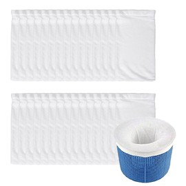Schwimmbad-Skimmer-Socken, 30 Stück, Nylongewebe-Filter, Pool-Korbsocken, Pool-Skimmer-Filter, Socken für Haare, Blätter, Insekten
