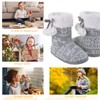 MIXIN Girls Slippers Boots Bedroom Bootie Shoes for Winter Warm