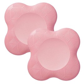 YWY Yoga Knee Pads 2 PCS - Yoga Accessories and Props for Women/Men Cushions Knees and Elbows for Fitness, Travel, Meditation, Kneeling, Balance, Floor, Pilates Pink