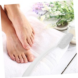 FOMIYES 2pcs Foot Exfoliation Tool Pedicure Tools for Feet Manual Foot Remover Heel Scraper for Cracked Heels Foot File Foot Skin Remover Foot Scrubber Feet Scrubber Stone White