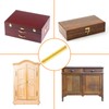 sourcing map Metal Piano Hinges 90 Degree Long Folding Hinges