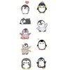 CAA Trading™ 100 x Cute Cartoon Penguin Reward Stickers Labels