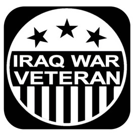 Iraq War Veteran decal sticker OS 407 6 inch