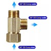 Watts Adapt-A-Valve 3/8" x 3/8" x 3/8" Compression Brass Union