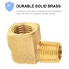SUNGATOR 90 Degree Barstock Street Elbow, Brass Pipe Fitting, 1/4"