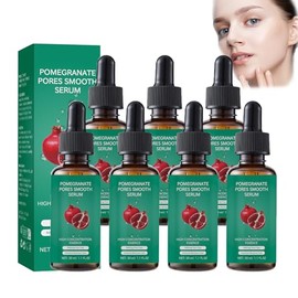 Serum de granada para la cara,Aceite de semilla de granada ca/ra,Serum de ca/ra anti envejecimiento y ace/ite de car/a con ac/eite,Esencia hidratante y firme facial,Poros finos,Piel tierna (7 PCS)