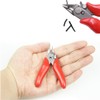 6 Pcs Wire Cutter, 3.5inch Spring-Loaded Cutting Pliers Micro Flush