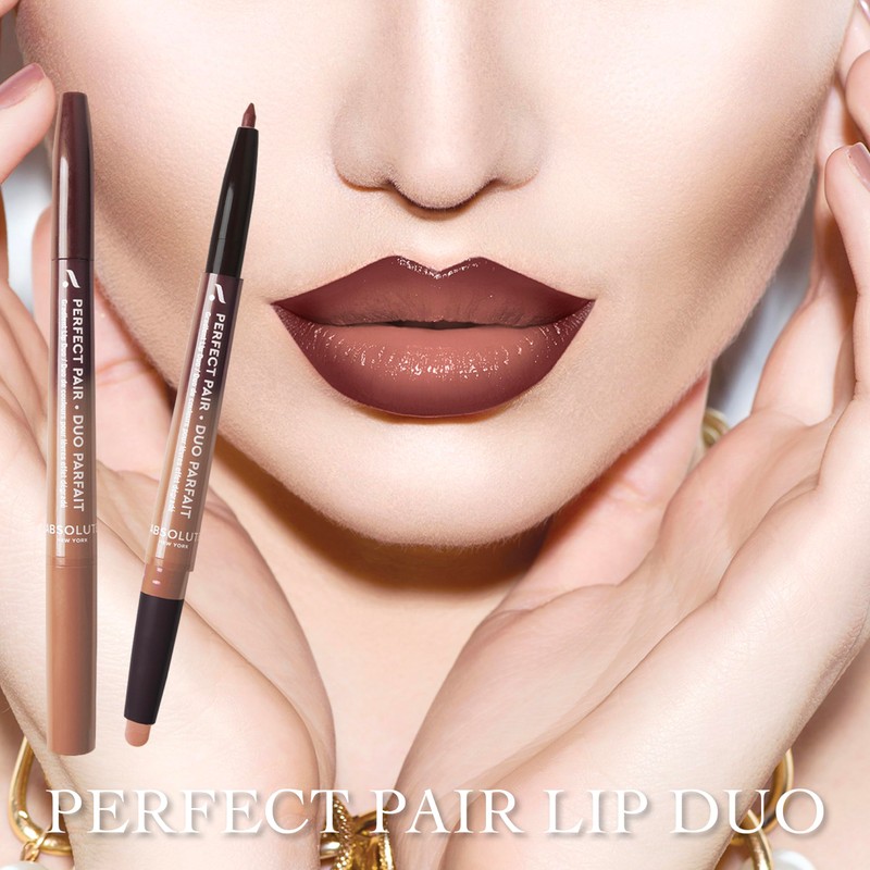 Absolute New York ALD05 Perfect Pair Lip Duo, Fuller and