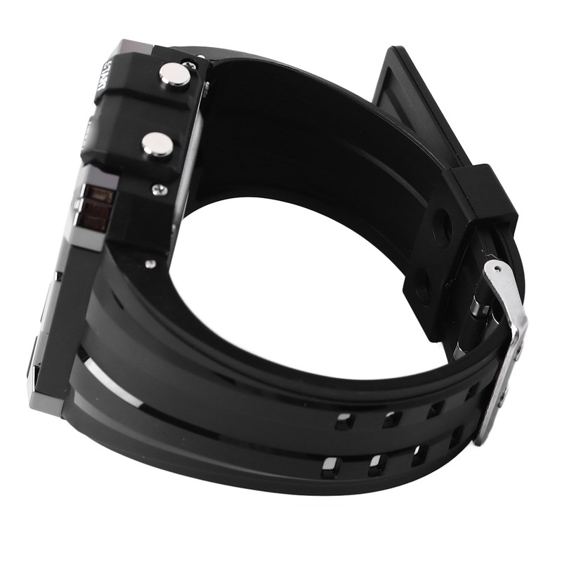 Men Rectangle Digital Sports Watch Night Light Rectangle Display Waterproof
